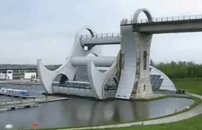 Falkirk Wheel in Scotland