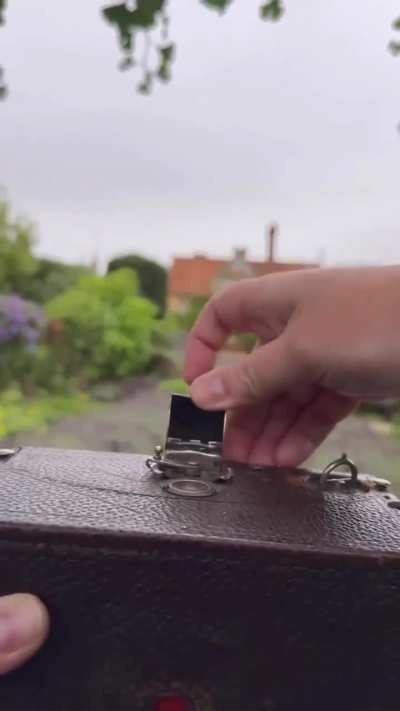 A panoramic film camera created 130 years ago.