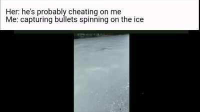 Capturing bullets on the ice