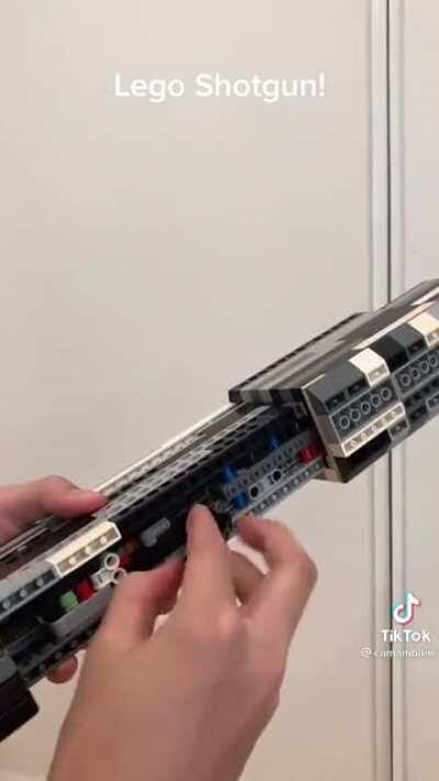 This person made a fully functional lego shotgun!