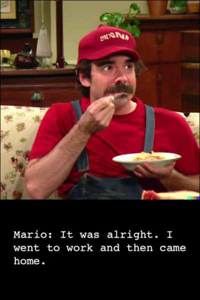 I used GPT-3 and DALL-E 2 to generate a Mario sitcom