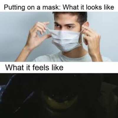 I quite like masks, really