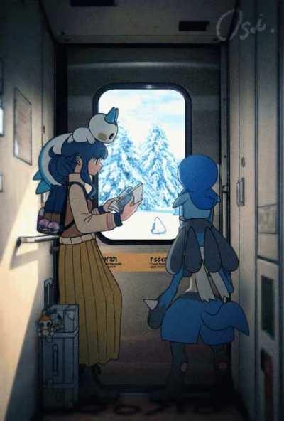 On the train [Pokemon]