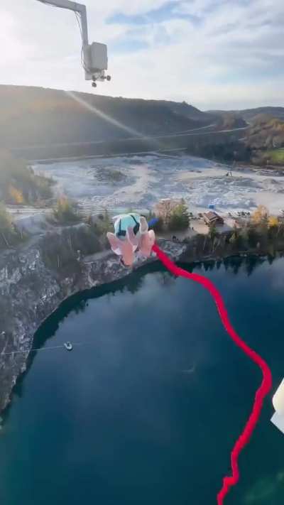 Going for bungee jumping 