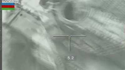 Compilation of Azeri SPIKE ATGM seeker footage, from the Second Karabakh War - note the missile's retargeting ability in some of the strikes.