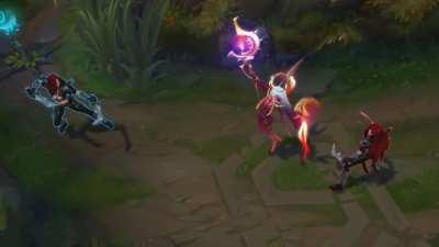 Comparison of Animation between Dawnbringer, Nightbringer, and Immortal Journey Soraka. I apologize for the Immortal Journey quality, but it’s the only video out on it right now. 