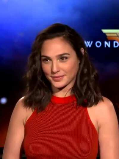 Gal Gadot thinking about getting fucked before remembering what she was doing