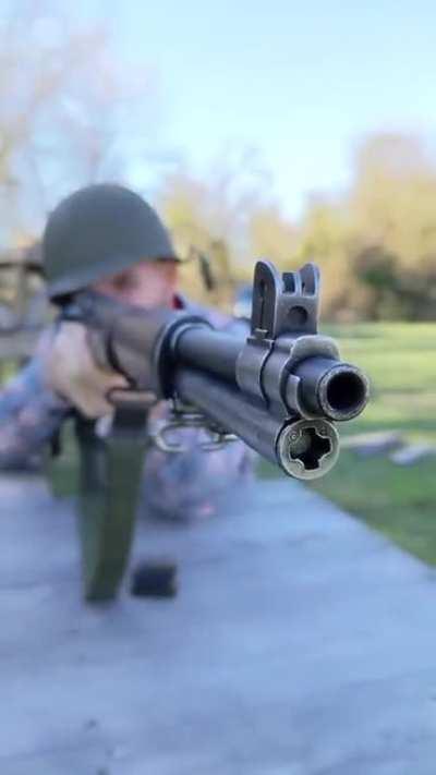 M1 Garand 1943 In The Shooting Range