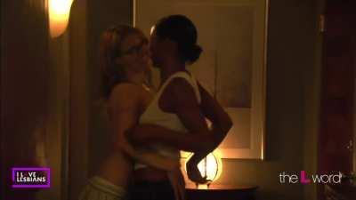 The L Word: Leisha Hailey &amp;amp; Rose Rollins - (s05e01) - *AI ENHANCED &amp;amp; NO MUSIC*