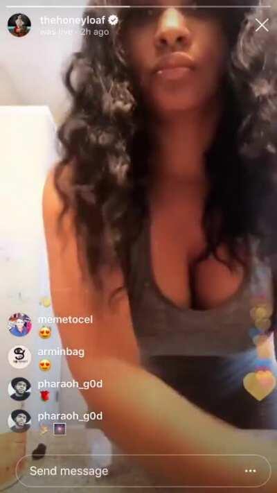 Teasing on live