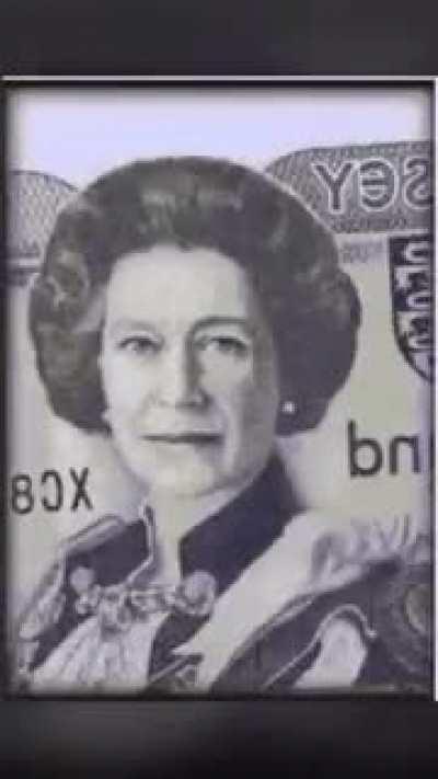 The Queen Aging Through Banknotes