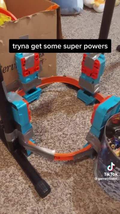 Hot wheels particle accelerator