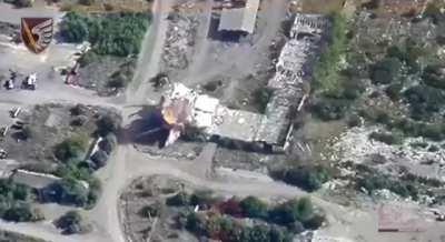 HIMARS destroys the shelter of the Russian Tor air defense system on the outskirts of Donetsk