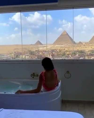 This AirBnB with a view of the pyramids