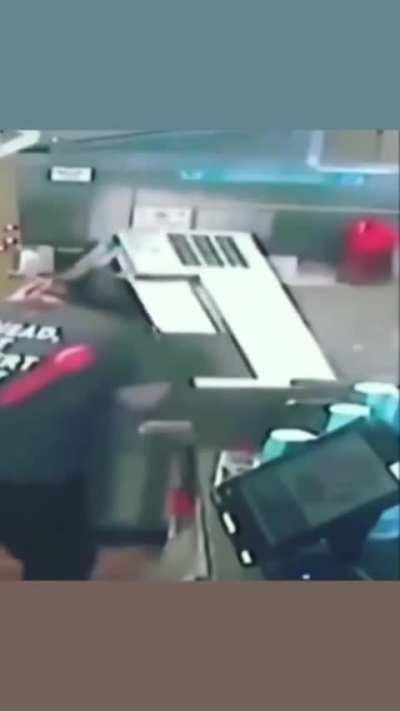 Woman's hair gets sucked into a machine at fast food restaurant