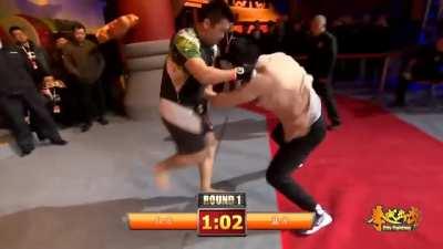 MMA Xu Xiaodong VS Wing Chun Ding Hao