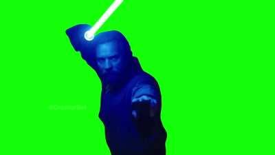 [GREEN SCREEN] Obi-Wan Kenobi vs Darth Vader Finale fight scene Meme Template