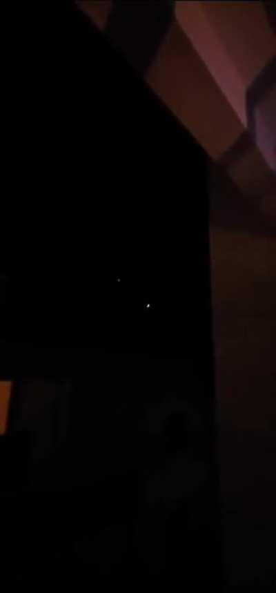 Intercepted flying object in the sky of Bekaa, Lebanon