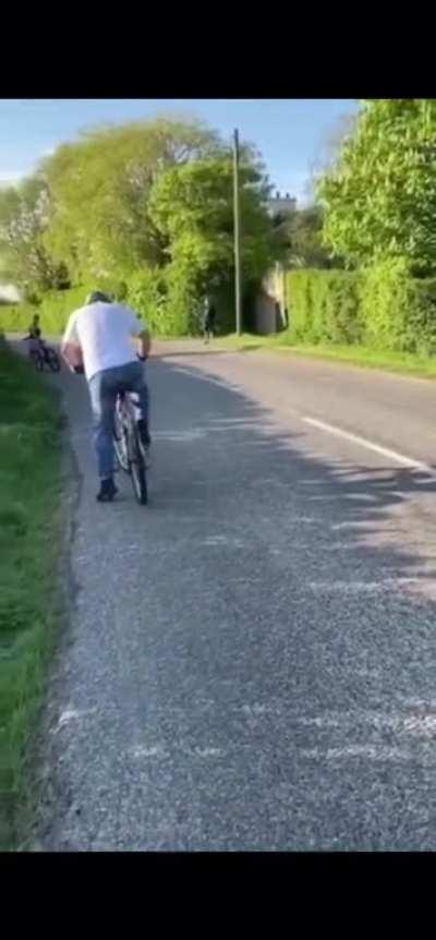 When you ride your bike to the pub but have to get yourself back home...