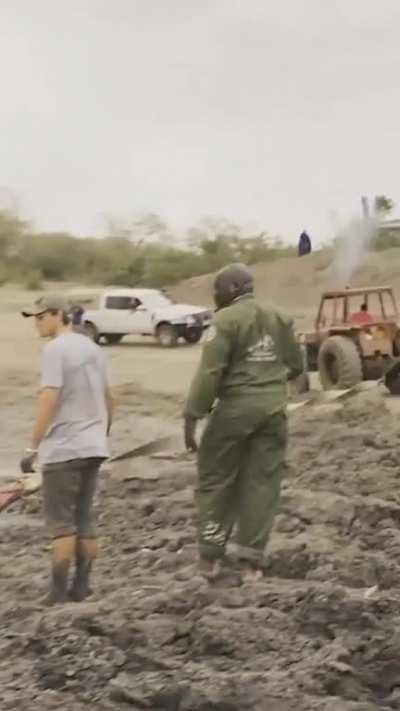 Epic rescue of two elephants