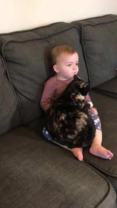 My cat looooves my baby