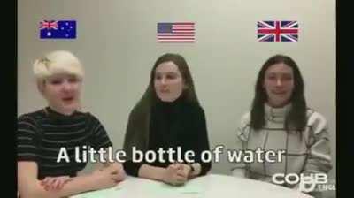 A little bottle of water