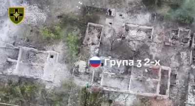 Ukrainian squad, supported by drones, attacks embedded Russian unit, inflicting casualties and a Russian retreat