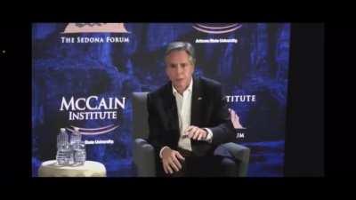 Anthony Blinken and Mitt Romney talk at the McCain Institute - Blinken says Israel’s PR is failing because social media allows people a direct look at what’s happening, shorn of the ability to mediate it. Romney then says yes, 