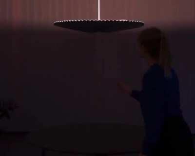 The way umbrella lamp can change to give you different lighting.