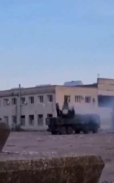 Russian SAM system fucks up and nearly takes out their comrades with a missile