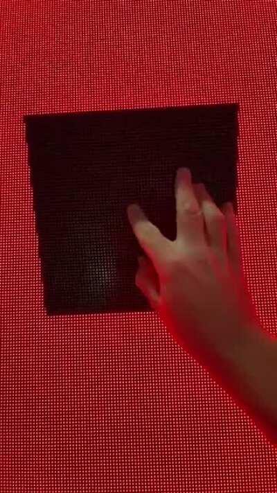 Replacing a tile in a LED Screen.