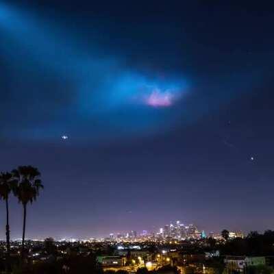 SpaceX Falcon 9 leaving Earth, this is not edited.