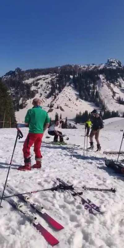 Skiing over water