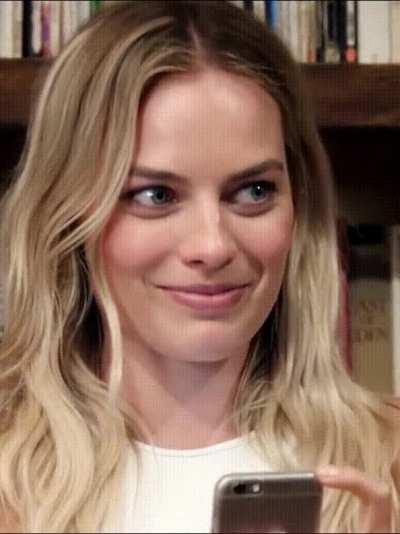 Margot Robbie's reaction after seeing a picture of your &quot;size&quot;. How do you respond to her reaction?