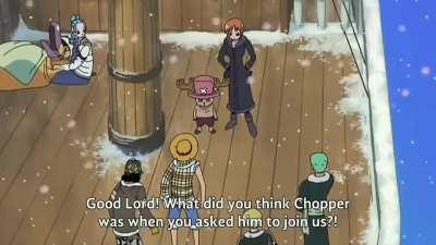 Chopper knew what was up (Chapter 1061 Spoilers) : r/MemePiece