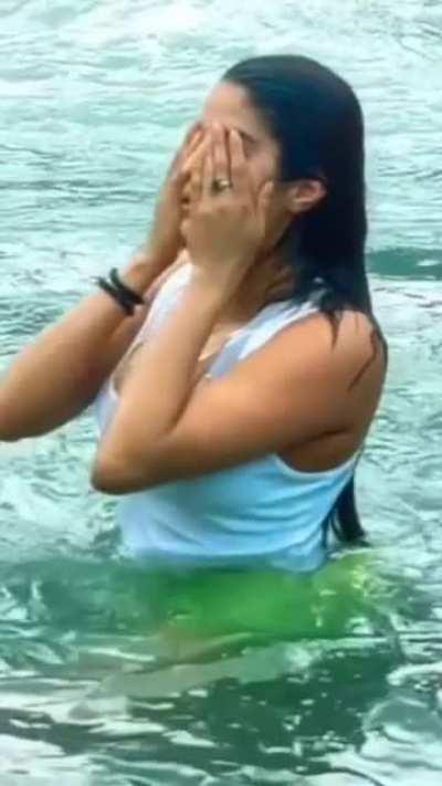 Wet Jhanvi Kapoor