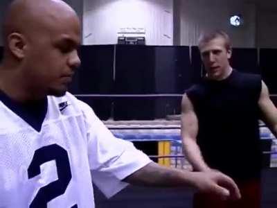 Bryan Danielson and Homicide comparing wristlock techniques