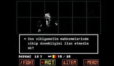 TÜRK SOLU KAVGASI BUT UNDERTALE