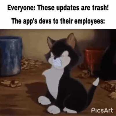 They don’t care that their app is buggy