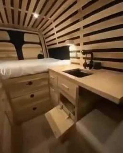 This camper van conversion just makes you want to build one too