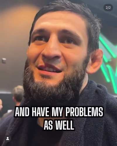 Khamzat on his depression and playing Dota apparently