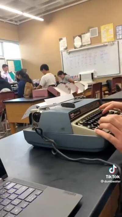 His laptop broke