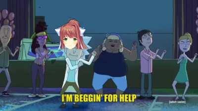 Monika asking for a Sign in a nutshell