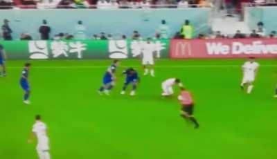 Hard to watch: Brutal take-down in Iran/USA match.