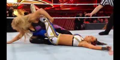 Bayley destroyed and pinned at Mania