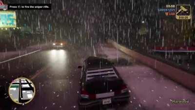 Remastered Rain in GTA Trilogy