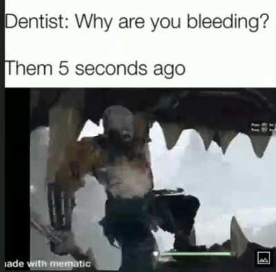 I sent this to my Dentist.