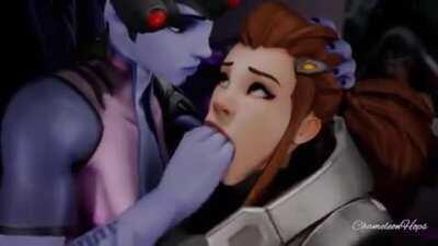 Widowmaker and Brigitte (chameleonhops)