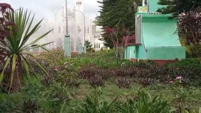 Queen of Peace Church got hit by a heavy weapon while Myanmar military offensive shelling in Karenni state.