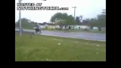 WCGW Riding a bike on grass?